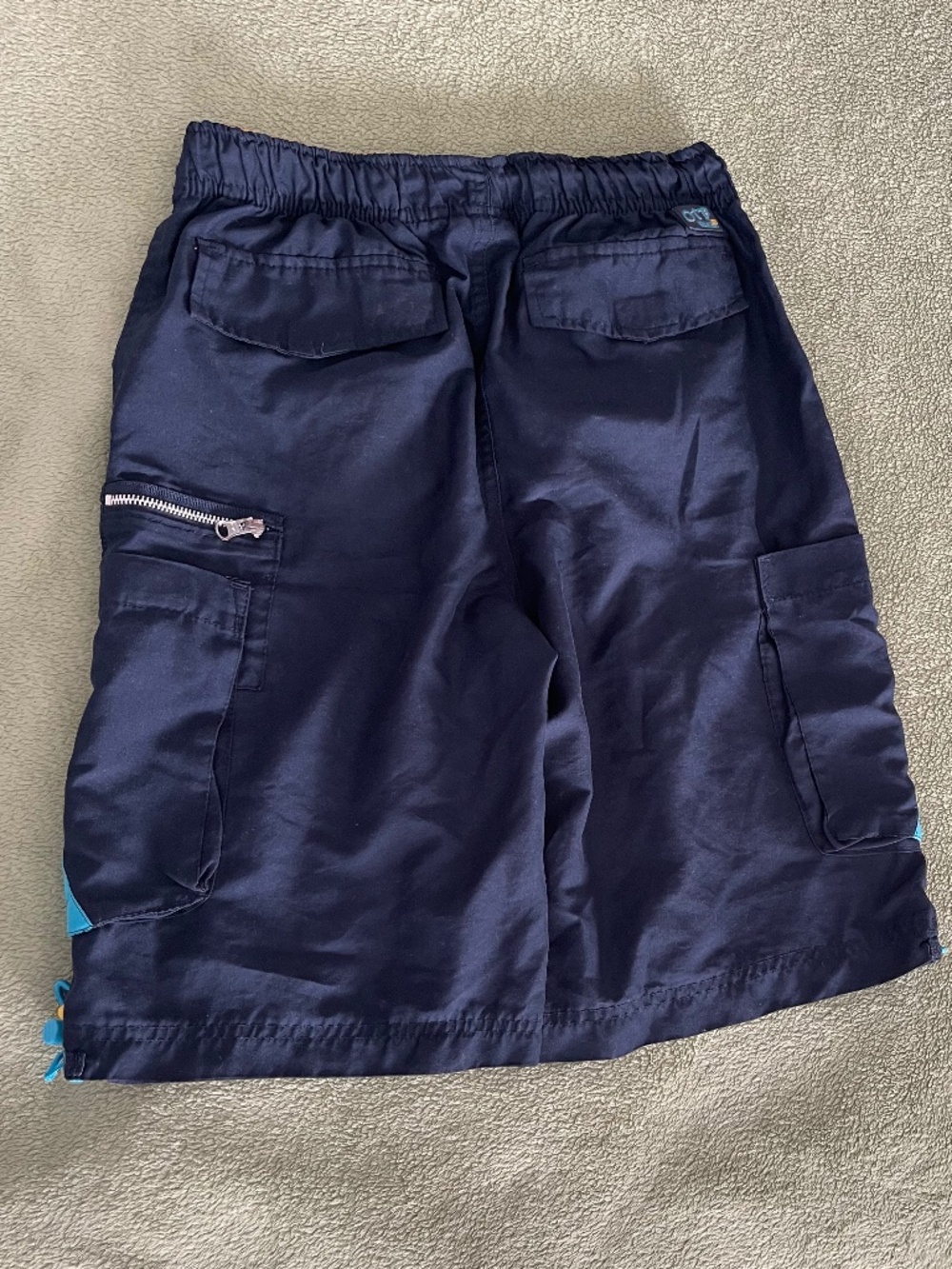Boys Cargo Shorts W/pockets Sz 10/12 Reg
